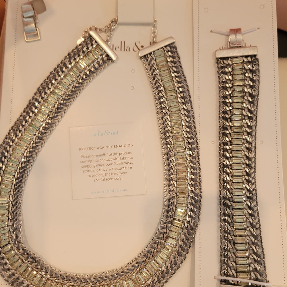 Stella & Dot Betty Sparkle Necklace & Bracelet